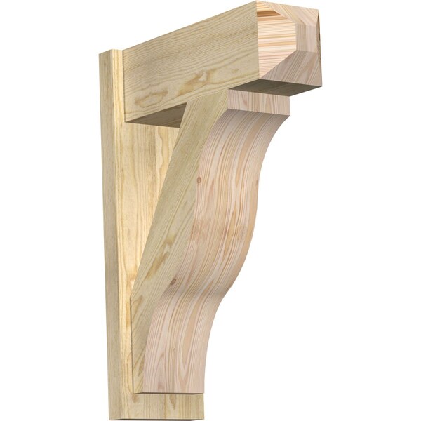 Ekena Millwork Funston Rough Sawn Craftsman Outlooker, Douglas Fir, 8"W x 22"D x 30"H OUT08X22X30FST04RDF - main